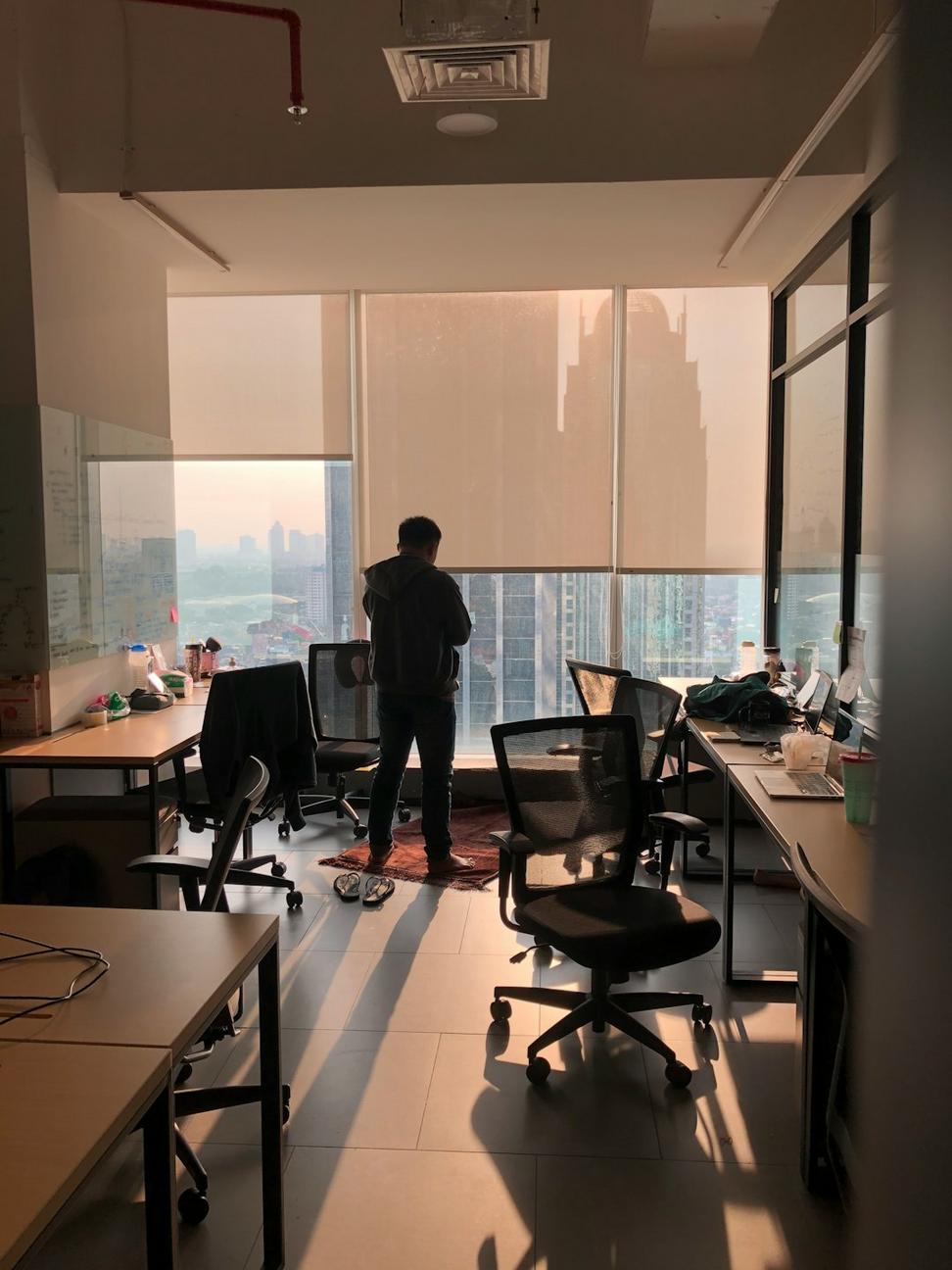 Our office workspace